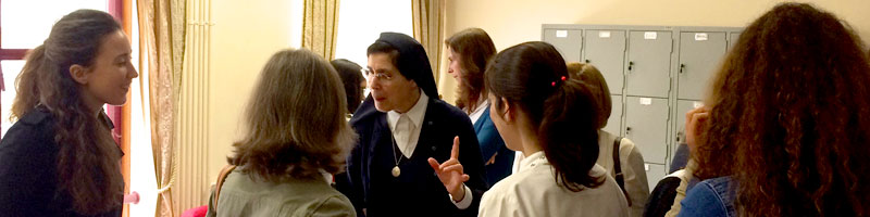 Irmã Maria Helena Moreira visita CLF