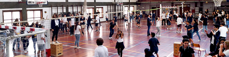 Manhã de voleibol