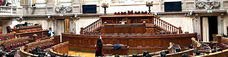 Visita de estudo ao Parlamento