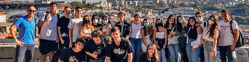 Visita de estudo à zona histórica do Porto