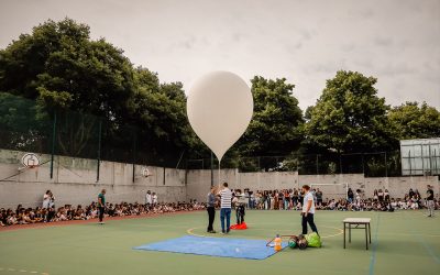 Alunos do CLF lançam missão científica para a Estratosfera